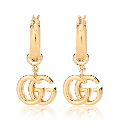 gucci gg gold earrings